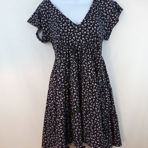 Urban Outfitters Carbon Kerry Floral Print Dress